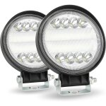2pcs phare de travail � led barre de travail feux antibrouillard 72w 4 pouce 6000k 7200lm pour camiontracteur ...