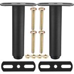 2pcs pieds de lit ajustables 18 - 33cm, pieds de meuble r�tractables, pieds de table, pieds t - forme ...