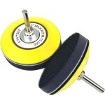 2pcs plateau de pon�age 75mm plateau de polissage avec 1 / 4 de pouce mandrin disques abrasifs velcro ...