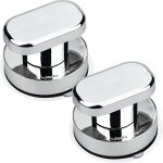 2pcs poign�e de porte � ventouse poign�e ventouse baie vitr�e ventouse forte tirer poign�es pour verre ...