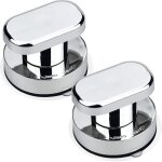 2pcs poign�e de porte � ventouse poign�e ventouse baie vitr�e ventouse forte tirer poign�es pour verre ...
