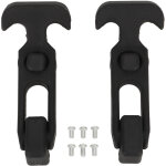 2pcs poign�e de verrou souple en caoutchouc pour glaci�re, coffre � outils et v�hicule tout terrain