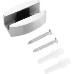2pcs porte coulissante en verre guide de sol, guidage rouleau syst�me sol acier inoxydable galet rail ...
