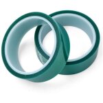 2pcs ruban de masquage haute temp�rature en pet?ruban adh�sif en polyester r�sistant � la chaleur avec ...