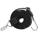 2pcs sangles �lastiques avec crochets, 200 cm de long, sangles �lastiques r�glables en caoutchouc noir ...