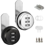 2pcs serrure boite aux lettres, serrure a code, verrou placard, serrures de bo�te 25mm, verrou porte, ...