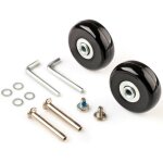 2pcs set roues de valise remplacement kit de r�paration essieux en caoutchouc silencieuse roues de rechange ...