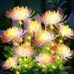 2pcs solar beyond flower simulation flower light, ext�rieur patio jardin d�coration ambiance pelouse ...