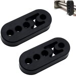 2pcs support de montage de tuyau d'�chappement, cintre de caoutchouc d'�chappement de voiture pour voiture ...