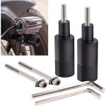 2pcs support de phare moto, universel m6 / m8 support de montage led en alliage support de fixation pour ...