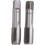 2pcs taraud � fl�te droite taraud � fl�te � main m�trique en acier haute vitesse outil de taraudage � ...