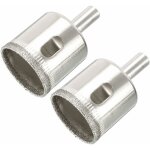 2pcs tr�pan diamant foret scie cloche pour c�ramique marbre verre carrelage 30mm