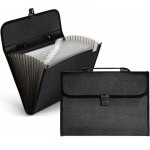 (2pcs)trieur document 12 compartiments en format a4, accord�on classeur avec couvercle, extensible rangement ...