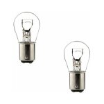 Cyclingcolors - 2x ampoule 6v 21 / 5w bay15d transparent gros globe double filament tracteur moto