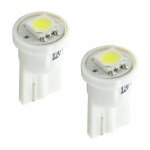 2x ampoule led blanc 12v 5w t10 w2, 1x9, 5d 1x smd 5050 voiture remorque moto camion