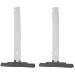 2x attache tablier souple de volet roulant en acier inoxydable fendue en bout � clipper longueur 150mm ...