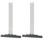 2x attache tablier souple de volet roulant en acier inoxydable � visser longueur 180mm pour lames d'�paisseur ...