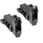 2x balais de charbon pour moteur avec support compatible avec bosch classixx, classixxwashanddry, classixxwfd5 ...