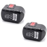 Vhbw - 2x batterie compatible avec bosch gbh24vf, baccs 24v, gbh - 24v, 52324b, gks 24v, gcm24v, gkg ...