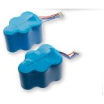 2x batterie compatible avec hoover rvc0010, rvc0011, rvc0011 - 001 robot lectromnager (2000mah, 6v, ...