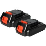 2x batterie remplacement pour black & decker bl2018, bl1318, bl1518, bl3018, bl1518 - xj, bl2018 - xj ...