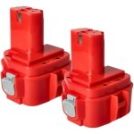 2x batterie remplacement pour makita 1220, 1222, 1233, 1234, 1235, 1235f, 1250, 192536 - 4, 192597 - ...