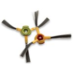 2x brosse lat�rale compatible avec hoover rvc0010, rvc0011 robot aspirateur - lot de brosses, gauche ...