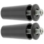 2x but�e d'arr�t de lame finale de volet roulant c�ne �22mm longueur 40mm en pvc avec rondelle et vis ...