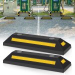2x but�e de parking arr�t de roue arr�t de stationnement garage 54x15x10cm espace de stationnement