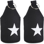 Relaxdays - 2x cale porte bloqueur de porte tissu toile sable poigne arrt de porte butoir de porte ...