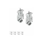 Cyclingcolors ? lot de 2 chariots inf�rieurs pour porte coulissante sans cadre 18mm ? syst�me blue v ...