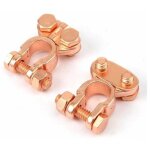 2x cosse pour borne de batterie � 14mm connexion connecteur pince positif n�gatif tondeuse tracteur jardin ...