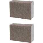 2x �ponges � poncer grattoir de pon�age manuelle 100x70x25mm 4 faces cales abrasive universelle, grain ...
