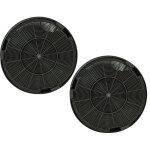 2x filtre � charbon actif compatible avec beko 8849773200, 8849783200, 8863493200, 8863503200, cwb6441xnh, ...