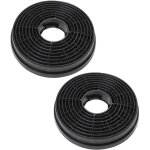 Vhbw 2x filtres � charbon actif compatible avec candy cce19 / 2x 36900441 hotte de cuisine