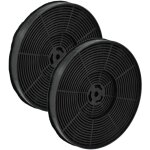 2x filtres � charbon actif compatible avec exquisit ubh10inox, ubh20 - 2. 1mi, ubh20mi inox, ubh10we, ...