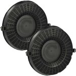 2x filtres � charbon actif remplacement pour privileg c00506509, tv02s, tvo2s, typ 48 pour hotte aspirante ...