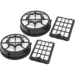 2x filtre d'�chappement, 2x filtre hepa, 2x filtre pr� - moteur compatible avec electrolux cyclone z7870, ...