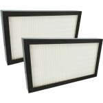 2x filtres hepa remplacement pour venta 2122100 pour purificateur d'air - filtre de rechange - vhbw