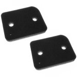 2x filtre mousse sche linge compatible avec miele twb140wp, tsf663wp, twe520wp, tsj663wp, tsd443wp, ...