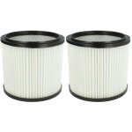 2x filtre pliss� compatible avec parkside pnts 30 / 7(e / s), 30 / 8(e / s), 30 / 9(e / s), 35 / 5(e ...