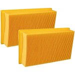 2x filtre pliss� plat compatible avec k�rcher nt 35 / 1 ap, nt 25 / 1 ap aspirateur sec / humide, aspirateur ...