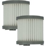 2x filtre remplacement pour fakir 2972085 pour aspirateur - filtre hepa noir / blanc - vhbw