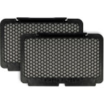 2x filtre remplacement pour rowenta rs - rt4109, zr902501 pour aspirateur - filtre hepa noir / blanc ...