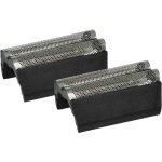 2x grille double compatible avec braun 5586, 5584, 5502, 5585, 5580 rasoir �lectrique + cadre, gris fonc� ...