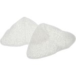 2x housses de rechange compatible avec vileda steam nettoyeur  vapeur, balai vapeur - microfibre, blanc ...