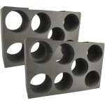 2x insert pour cartouches de mousse compatible avec bosch sortimo l - boxx 374 coffre de transport - ...