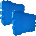 2x insert en mousse compatible avec festool systainer t - loc coffre � outils - mousse rigide, bleu, ...