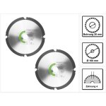 2x lame de scie diamant 160 x 2, 2 x 20 dia4 pour ts 55 r et tsc 55 ( 2x 201910 ) - festool