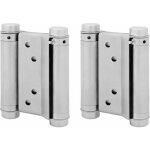2x paire charni�re paumelle portes va - et - vient ressort double action acier inoxydable saloon western, ...